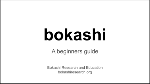 Bokashi Presentation 3/16/2024